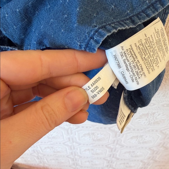 Madewell Denim Chronicle Shirt Size M - Picture 5 of 8